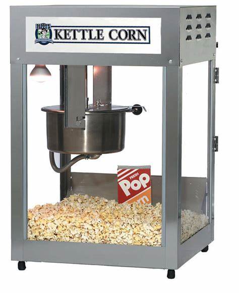 guilt free snacking popcorn kettle corn machine